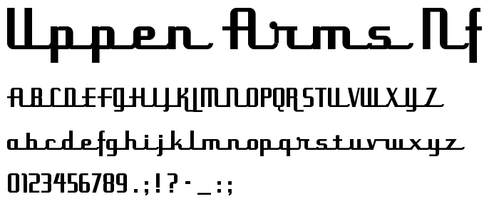 Uppen Arms NF font